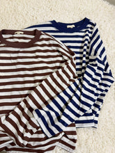 Load image into Gallery viewer, The Coastal Long Sleeve Striped Top