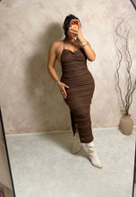 Load image into Gallery viewer, The bronze midi dress
