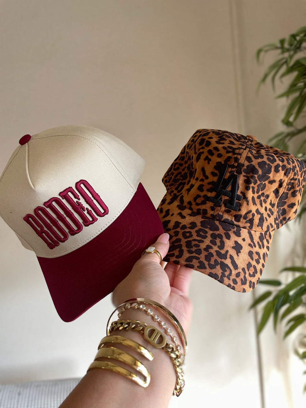 Rodeo burgundy hat