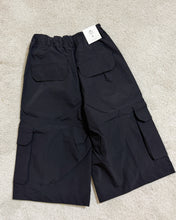 Load image into Gallery viewer, Black cargo Jorts

