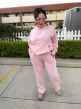 Load image into Gallery viewer, CloudKnit lounger pink set
