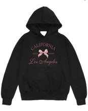Load image into Gallery viewer, Bows and girls Hoodie blk
