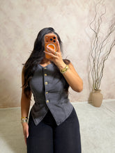 Load image into Gallery viewer, Downtown denim top
