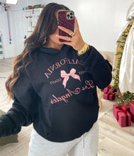 Load image into Gallery viewer, Bows and girls Hoodie blk
