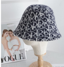 Load image into Gallery viewer, Faux fur Diorr bucket hat
