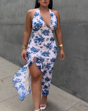 Load image into Gallery viewer, Azure blossom dress

