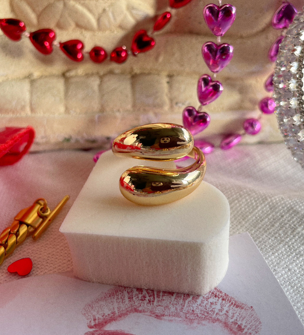 Bold Gold Wrap Ring