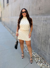 Load image into Gallery viewer, Mesh Polka dot mini dress
