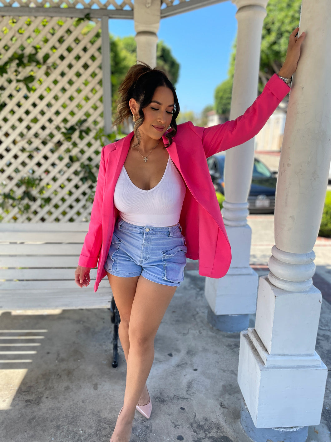 In the Pink lane blazer