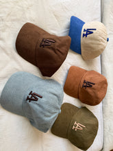 Load image into Gallery viewer, Suede Blue LA hat
