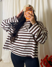 Load image into Gallery viewer, The Hudson Striped Long Sleeve Top
