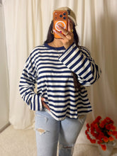 Load image into Gallery viewer, The Coastal Long Sleeve Striped Top
