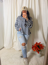 Load image into Gallery viewer, The Coastal Long Sleeve Striped Top
